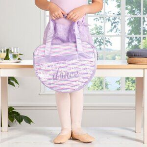 NWT DANZ N MOTION Heart Shaped Dance Bag With Sequin Sparkles